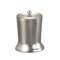 Stainless Steel Vanity Jar | Stylish Storage for Cotton Swabs,Sponges & Bath Salts | Decorative Canister for Bathroom,Bedroom | Brushed Pewter Finish